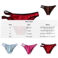 thumbnail image 3 of LODIENY Lace Frilly Panties for Men One Sided Cross Over Double Belt Pouch Mesh Briefs Underwear Pink XL, 3 of 6