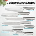 thumbnail image 3 of Cuchillos de Acero Inoxidable Casa Litus Profesionales para Cocina 15 Piezas, 3 of 9