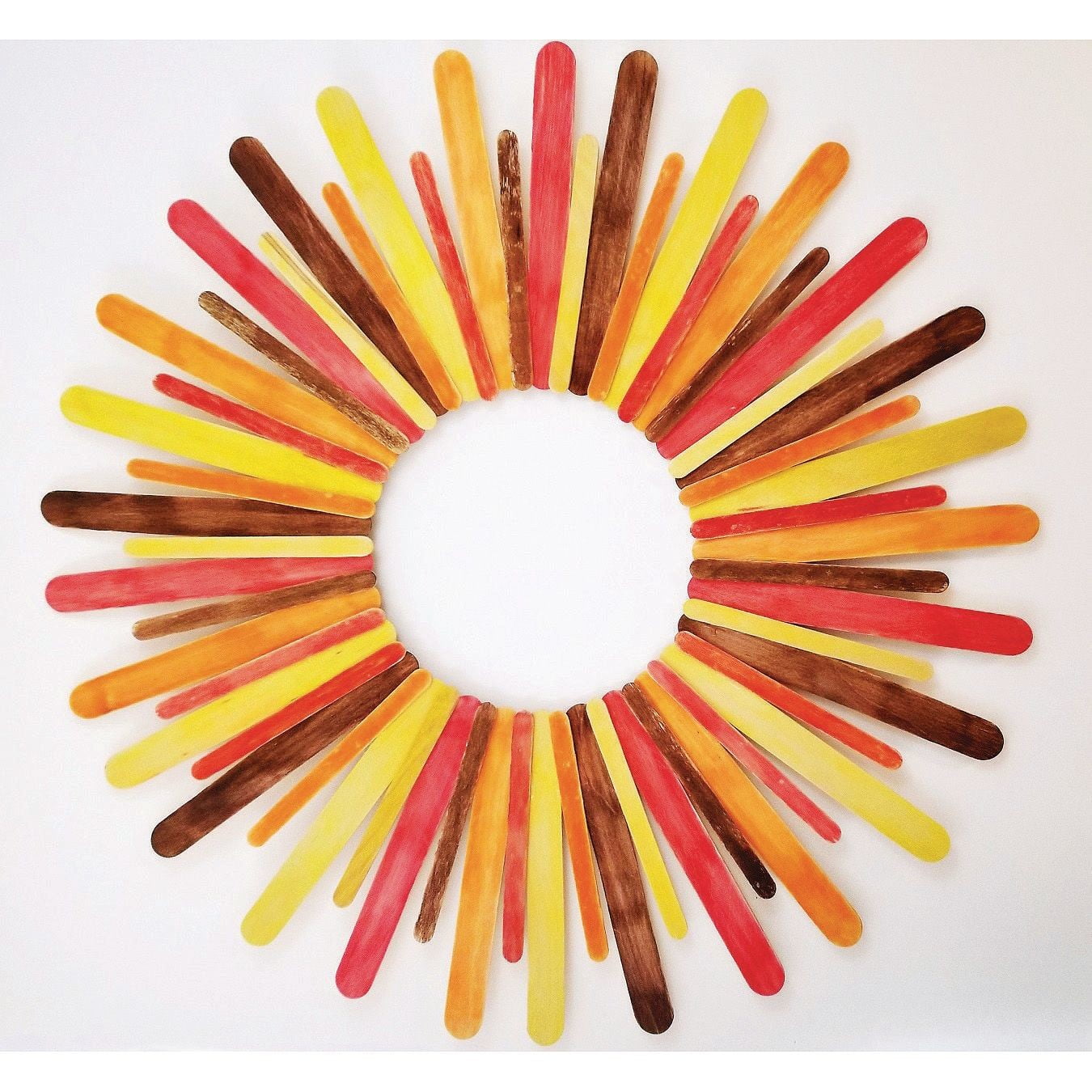 Craft Stick Wreath Craft Kit (Pack of 12)