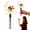 A001- A, variant on Christmas Credit Card Payment Wand with Gift Box Top and Candy Cane Handle, 11 Inch Holiday Payment Prop