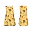 thumbnail image 7 of Balery Cute Animals Pattern Women’s Summer Dresses – Loose Sleeveless Sundress, Casual and Comfortable Beach Dress for Hot Days, 7 of 7
