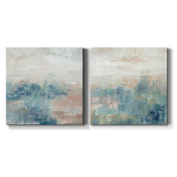 Cottage Grove I - Premium Gallery Wrapped Canvas - Ready to Hang Set of 2 - 16 x 16 Each