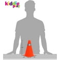 thumbnail image 4 of 7 Inch Traffic Cones Soccer Drills Sport Training Orange Cones for Kids Set of 12, 4 of 6