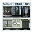 thumbnail image 3 of Waterproof Smart Fingerprint Password Card Door Lock Aluminum Alloy for Outdoor Pull Push Sliding, 3 of 7