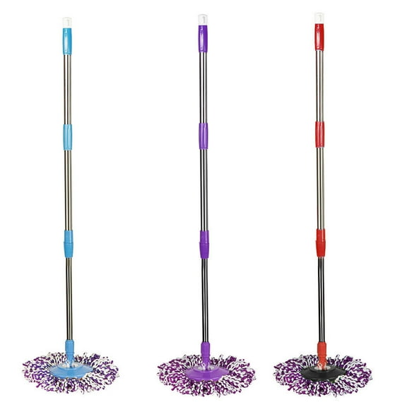 Spin Mop Handle Purple Yh Spin Mop Pole Handle Replacement for Floor Mop 360 No Foot Pedal Version Purple
