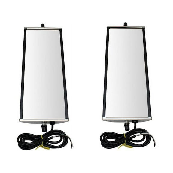 Door Mirror Set 2 Piece - Compatible with 2008 - 2019 Peterbilt 389 2009 2010 2011 2012 2013 2014 2015 2016 2017 2018