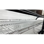 60 in. NSF Refrigerated Bakery Display Case 9.4 Cu.Ft. Countertop Display Curved Glass Display Refrigerator