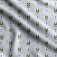 thumbnail image 1 of Soimoi Llama Alpaca Print,Cotton Cambric, Quilting Fabric Sold by The Yard 42 Inch Wide, Medium Weight Cotton Fabric, SewingSupplies,Light Blue, 1 of 5