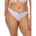 thumbnail image 3 of Fresh by Fruit of the Loom 2-Pack Cotton Thong, Sizes XS to 3XL, 3 of 12