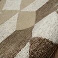 thumbnail image 6 of Ox Bay Talia 6' Round Cream/Brown Geometric Wool Indoor Area Rug, 6 of 7
