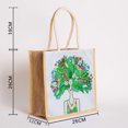 thumbnail image 4 of Bolso Pintura Diamantes 5D Bolsas Almacenamiento Compras Lino Belleza DIY (GT5013), 4 of 9