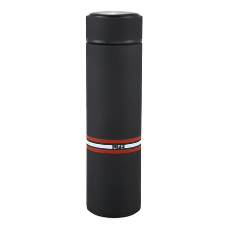 

500ML Insulation Tea Coffee Mug Bottle Stainless Steel Insulate Drinking Vacuum Flask Thermoscup with Filter Thermal Mug Black