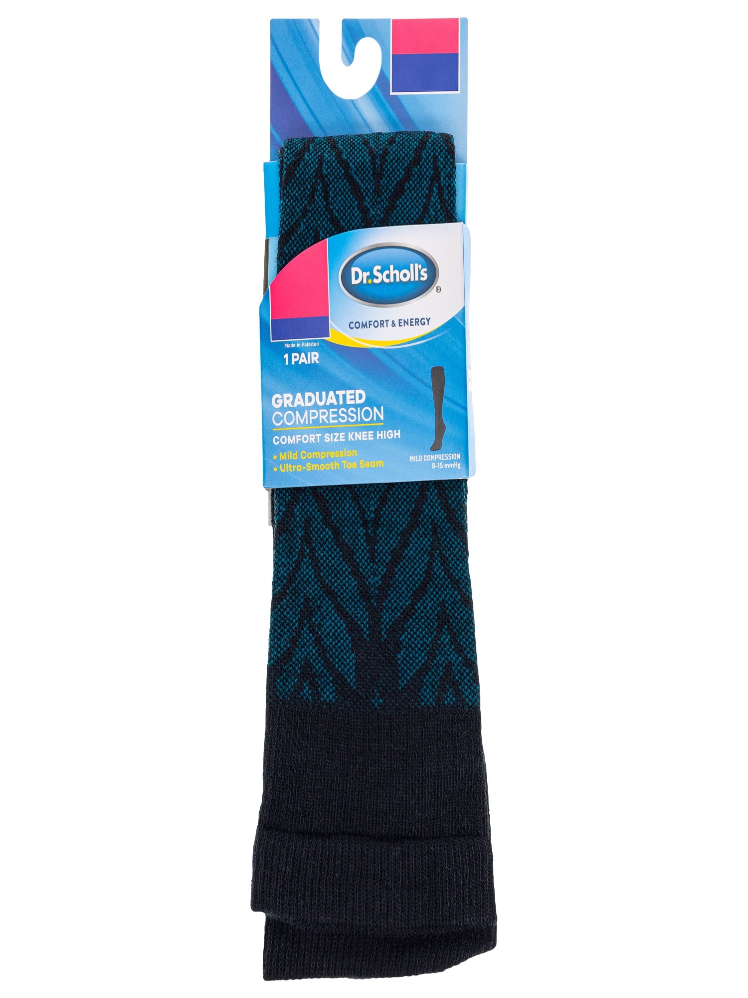 Dr. Scholl's Women's Graduated Compression Knee High Socks, 1 Pack