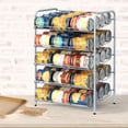 thumbnail image 2 of Can Rack Organizer, 5 Tier  Can Storage Dispenser Holder, Can Storage Dispenser Rack For Food Storage, Kitchen Cabinet And Pantry, Holds Up To 60 Cans, 2 of 7