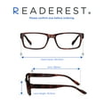 thumbnail image 4 of Readerest Blue Light Blocking Reading Glasses Bourbon Tortoise 100, 4 of 6