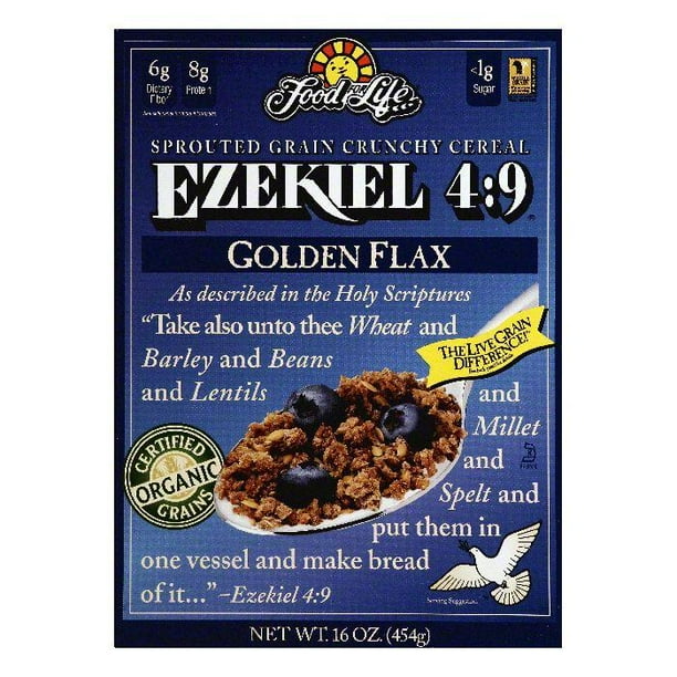 Food For Life Organic Ezekiel 49 Sprouted Whole Grain Cereal, Golden