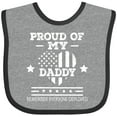 thumbnail image 3 of Inktastic Military Daddy Red Friday Deployed Boys or Girls Baby Bib, 3 of 4