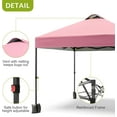 thumbnail image 4 of 0x10 Pop Up Canopy with Sidewalls for Outdoor, Portable Canopy with One Push Setup, Easy Set-Up Waterproof Tent for Outdoor Party, Sun Shade for Wedding Backyard Garden Event, 4 of 6