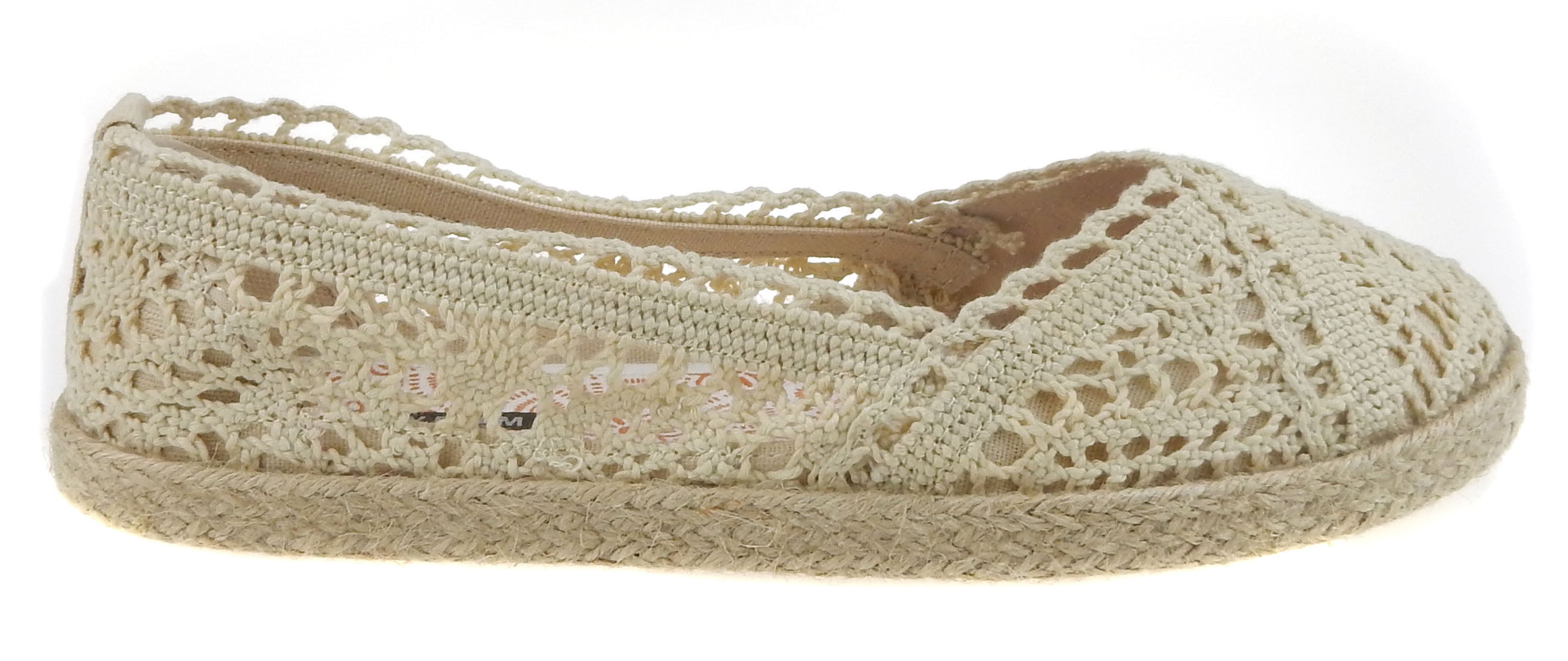 faded glory women's crochet casual flat