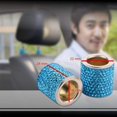 thumbnail image 1 of 2Pcs Car Seat Headrest Rhinestone Collar Decoration Automotive Head Rest Crystal Ring Decor Birthday Gift Auto Parts DecorationRed 2pcs He Qiyong unisex, 1 of 1