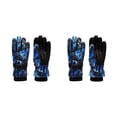thumbnail image 2 of Jumpingount Guantes para niños Manoplas impermeables Estampado floral frío Fleece Nieve Hebilla ajustable Guante antideslizante para deportes al Type2 NO2, 2 of 6