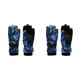thumbnail image 3 of Sonducket Guantes para niños Guantes de ciclismo Moda cálida Estampado floral Fleece Hebilla de esquí Antideslizante Niñas Niños Guante para Azul 2Conjunto, 3 of 6