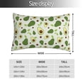 thumbnail image 2 of Sikiie Green Avocado Pillow Covers, Throw Pillow Case Cushion Covers,Cushion for Bedroom,Couch,Home-16"x24", 2 of 6