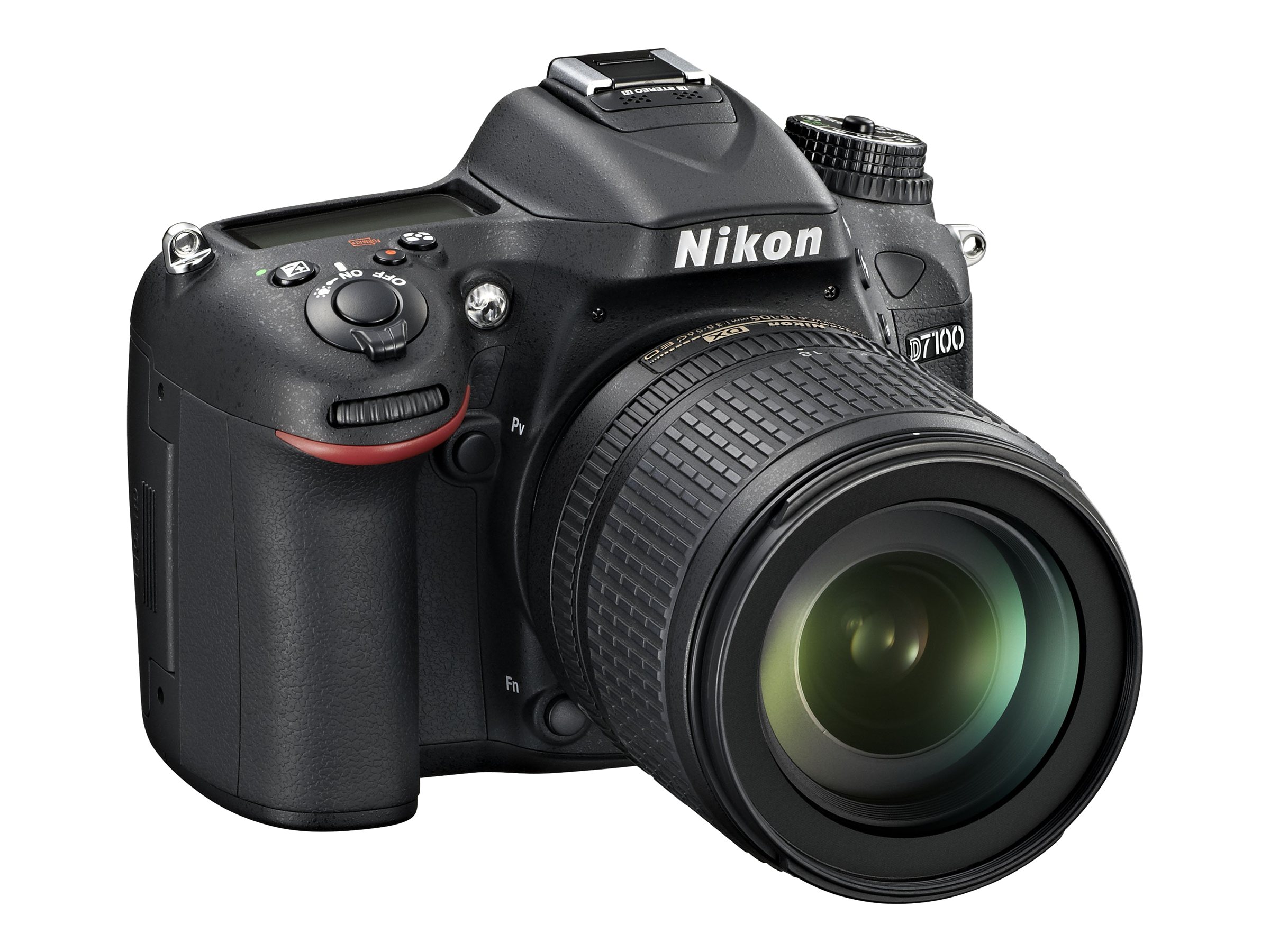 Nikon D7100 - Digital camera - SLR - 24.1 MP - APS-C - 7.8x optical zoom AF-S DX 18-140mm and AF-S 55-300mm VR lenses - black - image 3 of 5