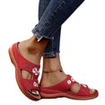 thumbnail image 1 of Women's Sandals Soft Bottom Wedges Shoes Women's Summer Sandals, 1 of 2