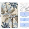 thumbnail image 5 of Palm Tree Beach Microfiber Kitchen Towel, Watercolor Botanical Seaside Soft Absorbent Dish Towels, Quick Drying Washable Dishcloths for Kitchen Cleaning, Drying Dishes, 18x28 Inches, 5 of 9