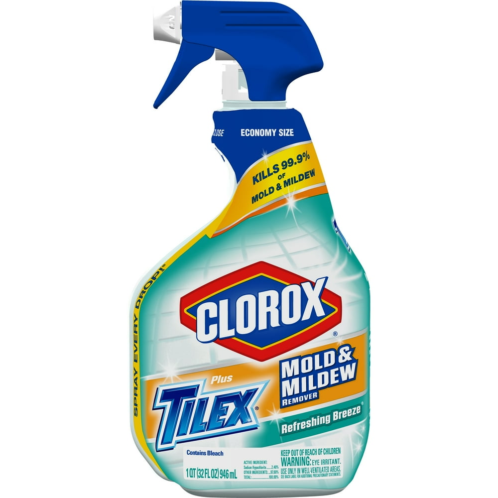 Clorox Plus Tilex Mold and Mildew Remover, Spray Bottle, Refreshing Breeze, 32 Ounce Walmart