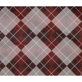 thumbnail image 4 of oneOone Cotton Flex Maroon Fabric Argyle Check Sewing Material Print Fabric By The Yard 40 Inches Wide, 4 of 4