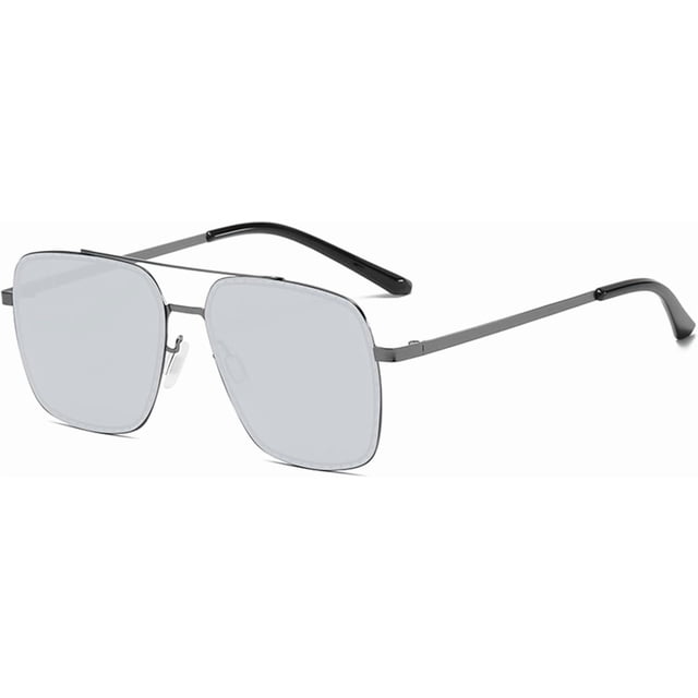 Polarized HD Driving Large Frame Men's Sunglasses Outdoor Cycling Sunglasses (Color : E, Size : 1)