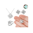 thumbnail image 1 of Juego Xtellar  De Collar De Anillo Y Aretes Mujer Plata, 1 of 3