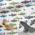 5x7 Area Rug, Boho Ocean Fish Low Pile Washable Rugs for Bedroom ...