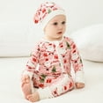 thumbnail image 4 of WIBACKER Newborn Viscose from Bamboo Sleeper 2-Way Zipper Christmas Pajamas for Baby Boys & Baby Girls Snug Fit One Piece, 4 of 9