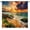 Multi 7, variant on Beach Curtains, Ocean Tropical Landscape Hawaiian Sunset Sea Waves Scenery Pattern Waterproof Grommet Window Drapes for Bedroom Living Room Bathroom Laundry Room Closet 2 Panels W42 x L63