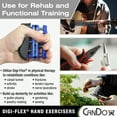 thumbnail image 3 of CanDo 10-0744 Digi-Flex Hand Exerciser, Finger 9.0 lb/Hand 31.0 lb, Black-X-Heavy, 3 of 6