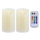 thumbnail image 1 of 2 lámparas de vela sin llama, velas a pilas con, 1 of 7