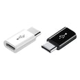 thumbnail image 2 of Tête de Conversion de Données Adaptateur de Charge Rapide de Remplacement pour Android Micro USB vers Port Type C, Noir Workhe, 2 of 9