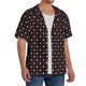 thumbnail image 2 of Fotbe Red and white polka dots Camisa Estampada de Manga Corta para Hombre, Casual de Verano, Estilo Playero, Sin Arrugas-XX-Large, 2 of 5