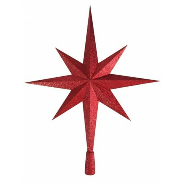 Topper d'Arbre d'Étoile Rouge de 16 Po