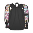 thumbnail image 4 of Disketp Peace Love and Dove Flower Power Mochila Escolar de Gran Capacidad y Peso Ligero, Mochila de Viaje Ideal para Escuela, Trabajo y Uso Diario, Cómoda y con Estilo, 4 of 8