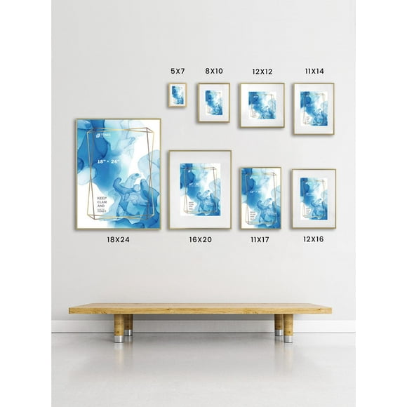 Metal Art Picture Frame-Gold