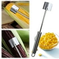 thumbnail image 2 of 2-Pack Corn Cob Peeler Set - Professional Stainless Steel Corn Stripping Tool with Ergonomic Handle, Efficient Corn on the Cob Remover & Peeler, 2 of 8