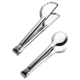 thumbnail image 1 of 2 pinzas para alimentos, clip de acero inoxidable para cocina, pinza multifuncional para alimentos (plateado), 1 of 6