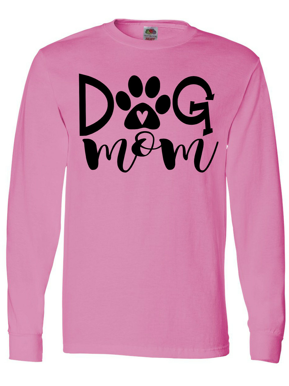 Inktastic Dog Mom with Paw Print Long 