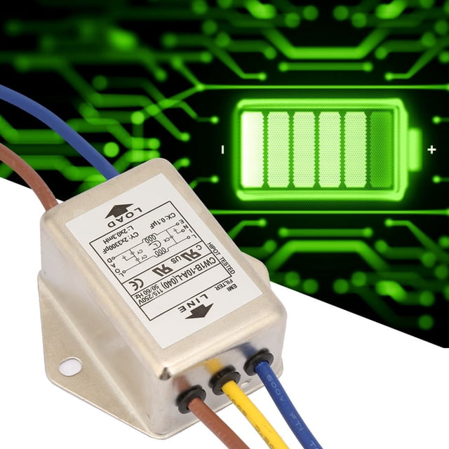 Filtro monofásico filtro de potencia tipo enchufe para cintas de correr Wihte Goods Anggrek Otros