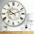 thumbnail image 3 of Designart Oversized White Analog Round Modern Traditional Wall Clocks, CLM30812-C23, 3 of 3