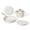 White, variant on Carote 10-Piece Nonstick Pots and Pans Set, Kitchen Cookware Set with Detachable Handle, Induction Compatible, White